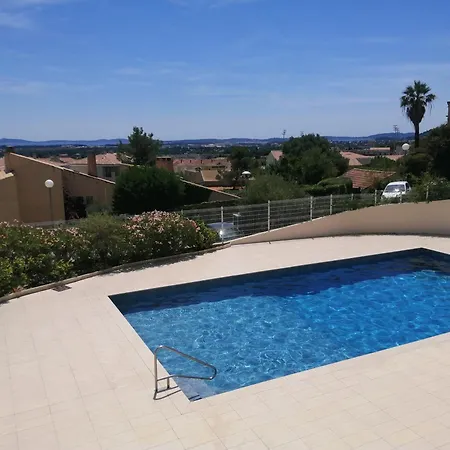 Climatise Dans Avec Piscine Et Tennis דירה הייר